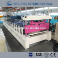 Hoja trapezoidal panel de pared de azulejos roll forming machine hot in indian